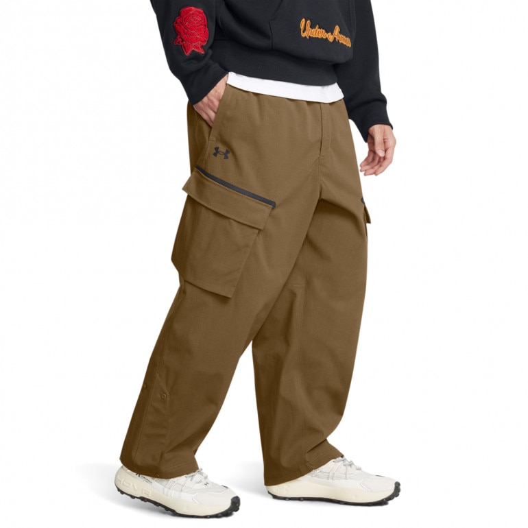 Męskie spodnie cargo Under Armour UA Unstoppable Utility Cargo - brązowe