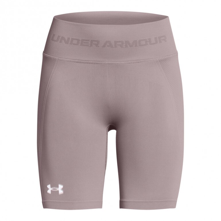 Damskie spodenki treningowe Under Armour UA Vanish Seamless Short - beżowe