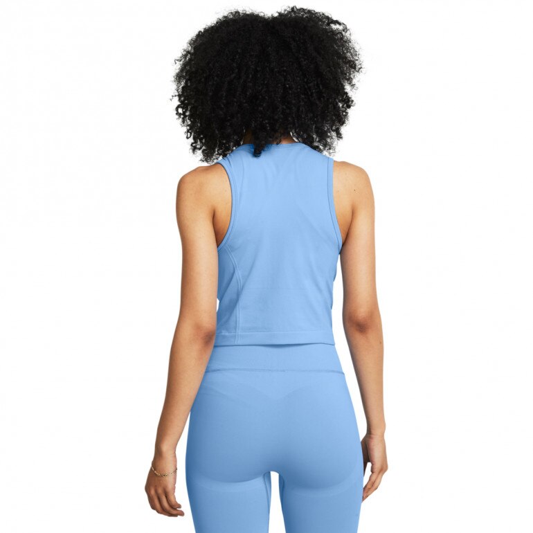 Damski top treningowy Under Armour UA Vanish Seamless Tank - niebieski