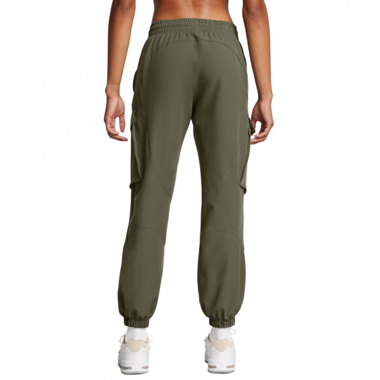 Damskie spodnie treningowe Under Armour Unstoppable Cargo Pant - oliwkowe/khaki