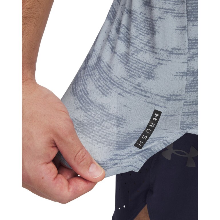 Męska koszulka treningowa Under Armour Vanish Energy Printed SS - szara
