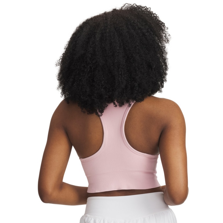 Biustonosz treningowy Under Armour Vanish Seamless Mid Bra - różowy