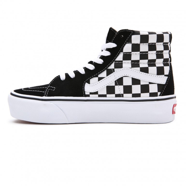 Damskie buty VANS UA SK8-Hi Platform 2.0 - czarno-białe
